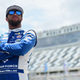 Bubba Wallace, driver of the #43 U.S. Air Force Chevrolet, stands by his car during practice for the Monster Energy NASCAR Cup Series Coke Zero Sugar 400 at Daytona International Speedway on July 5, 2018 in Daytona Beach, Florida.